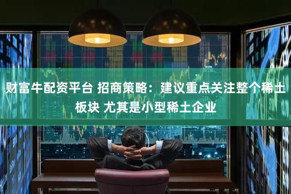 财富牛配资平台 招商策略：建议重点关注整个稀土板块 尤其是小型稀土企业